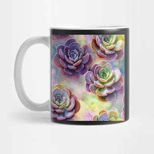 Watercolor succulent pattern Mug